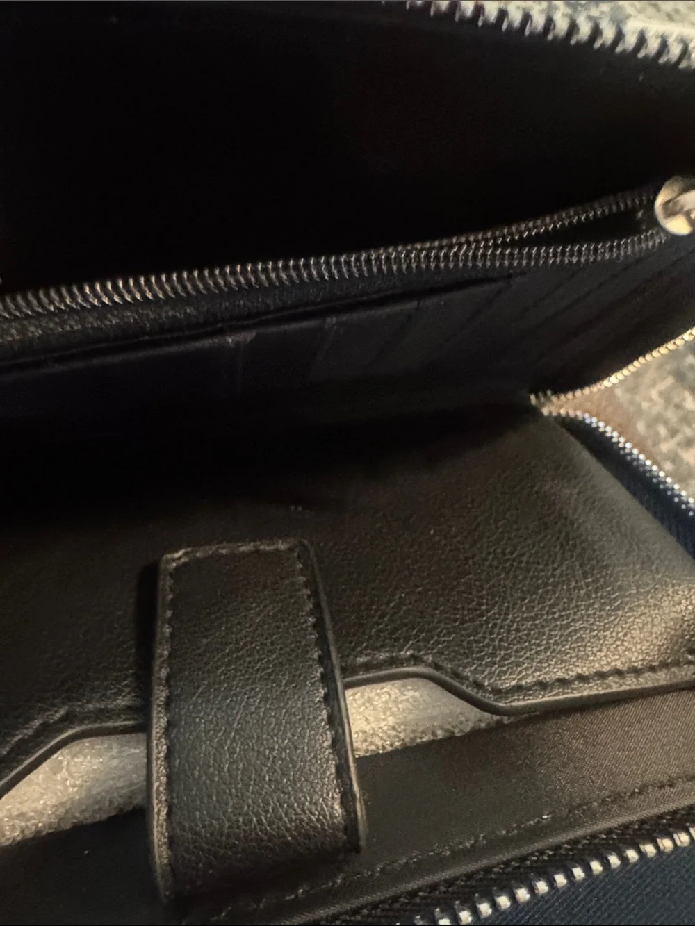 No Boundaries Black and White Checker Wristlet Wallet